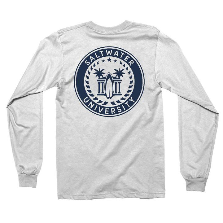 Saltwater University Long sleeve- White