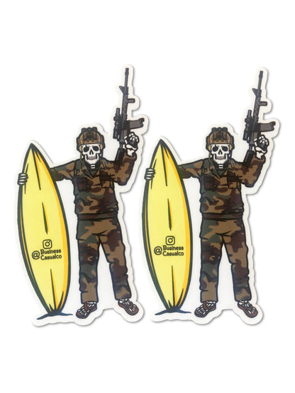 Military surf stickers