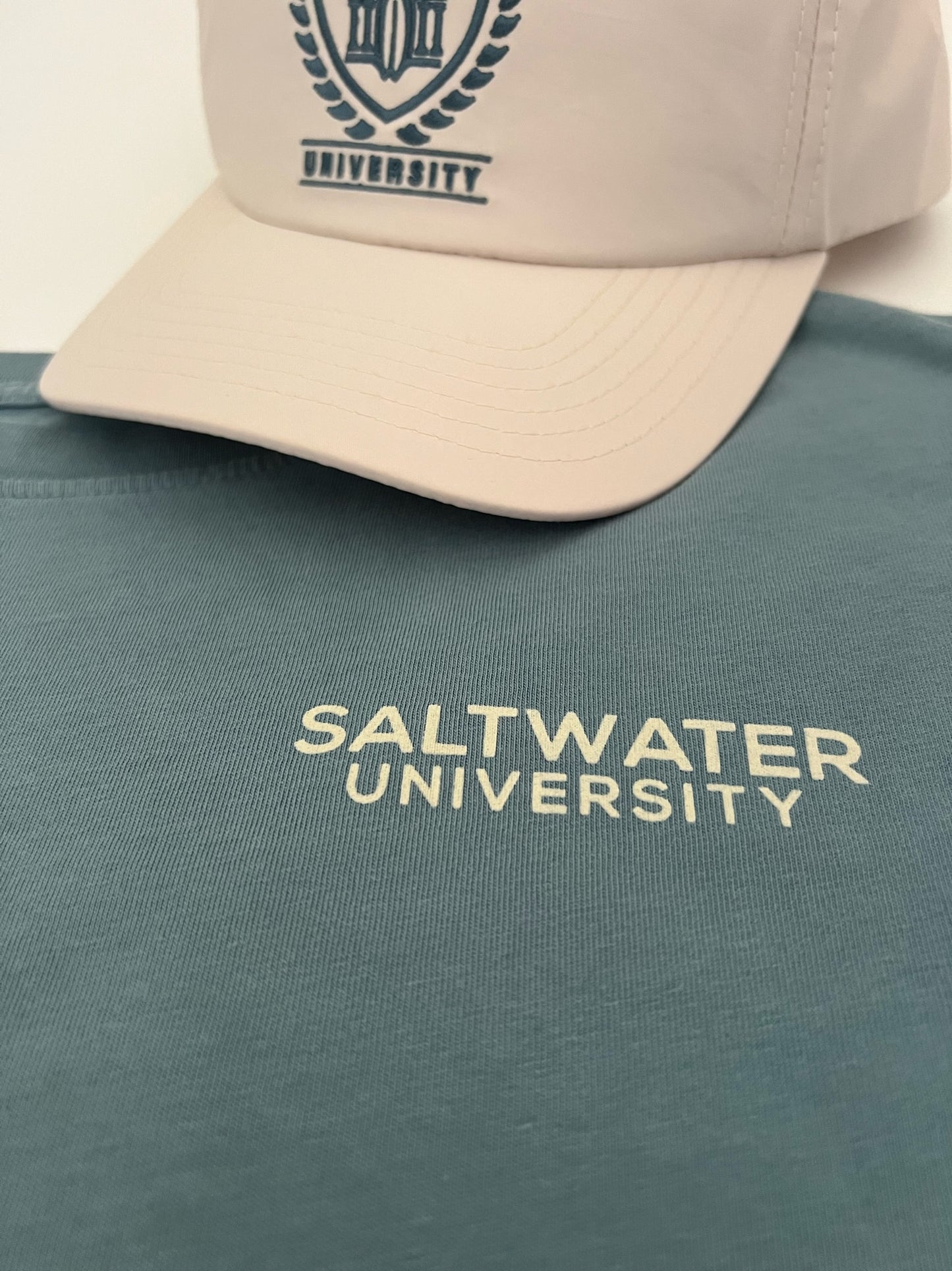 Saltwater University Long sleeve- Dusty teal