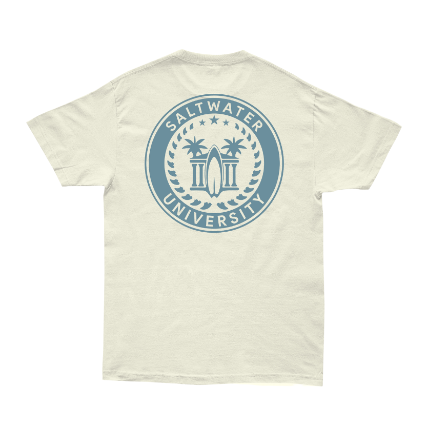 Saltwater University - Vintage white